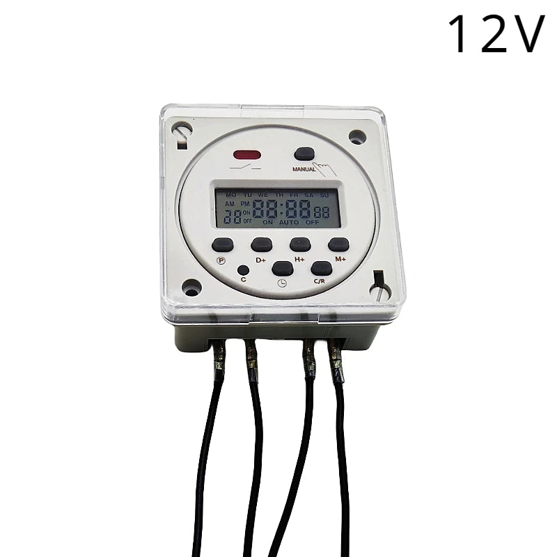 CN101A 12V/24V/110V/220V Single and Double Countdown Micro Cycle Time Control Switch Timer Controller Min Control 16A