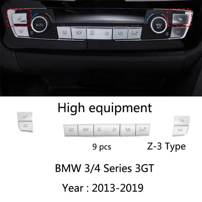 For BMW 3 4 Series 3GT F30 F31 F32 F34 F36 316Li 320Li Car Accessories Control Gear Shift Panel Decorative Strip Cover Trim
