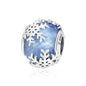 925 Sterling Silver Colorful Ocean Starfish round Heart Charm Butterfly Murano Glass Bead Fit Original Bracelet DIY Gift