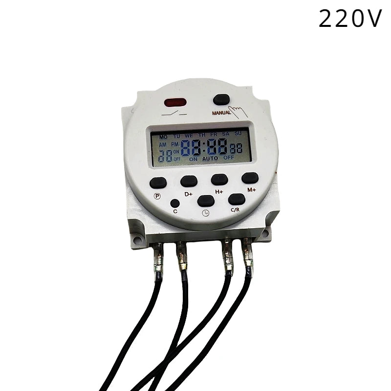 CN101A 12V/24V/110V/220V Single and Double Countdown Micro Cycle Time Control Switch Timer Controller Min Control 16A