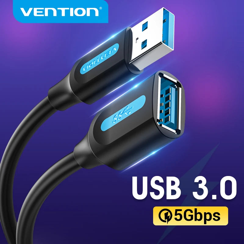 USB 3.0 Extension Cable USB 2.0 Cable USB Male to Female Data Cord for Smart TV PS4 Xbox One PC USB 3.0 Extension Cable