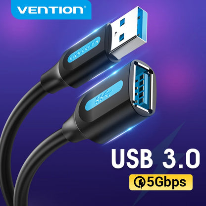 USB 3.0 Extension Cable USB 2.0 Cable USB Male to Female Data Cord for Smart TV PS4 Xbox One PC USB 3.0 Extension Cable