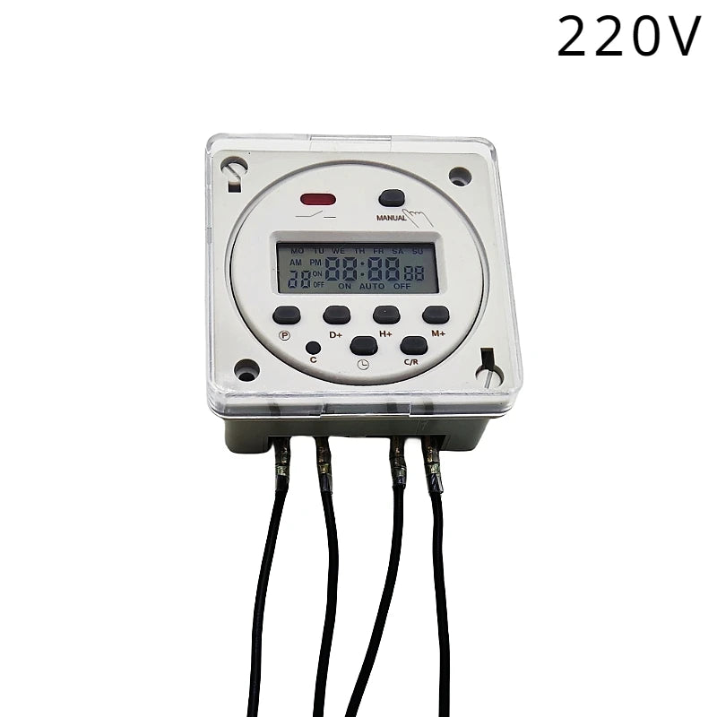 CN101A 12V/24V/110V/220V Single and Double Countdown Micro Cycle Time Control Switch Timer Controller Min Control 16A