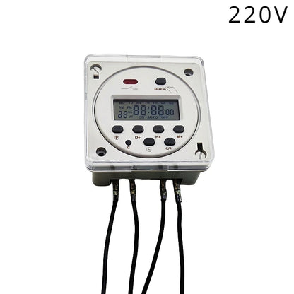 CN101A 12V/24V/110V/220V Single and Double Countdown Micro Cycle Time Control Switch Timer Controller Min Control 16A