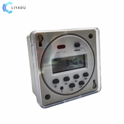 CN101A 12V/24V/110V/220V Single and Double Countdown Micro Cycle Time Control Switch Timer Controller Min Control 16A