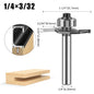1/4" 1/2Shank High Quality "T" Type Biscuit Joint Slot Cutter Jointing/Slotting Router Bit Cutter Wood Working