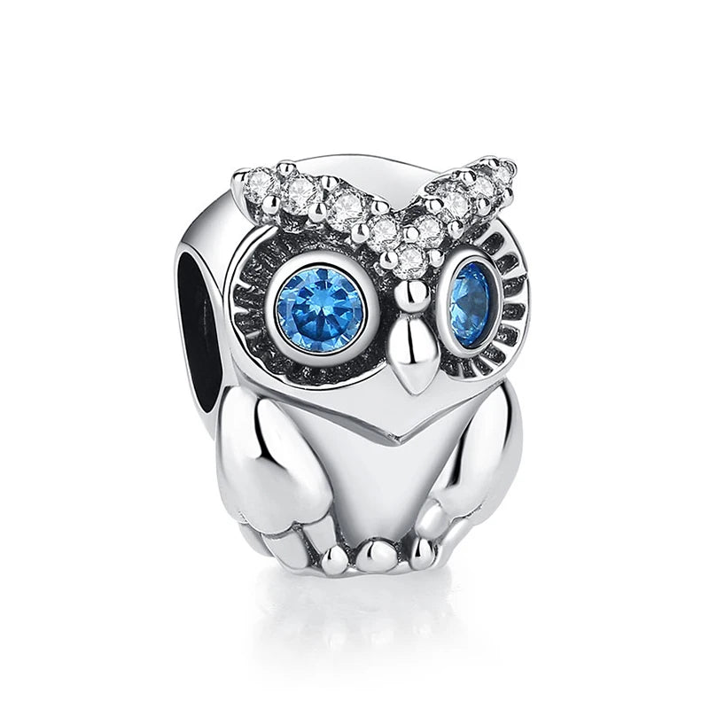 Original 925 Sterling Silver Charm Bead Love Dog Cat Paw Panda Firefly Pendant Charms Fit Bracelets Necklaces Women Jewelry