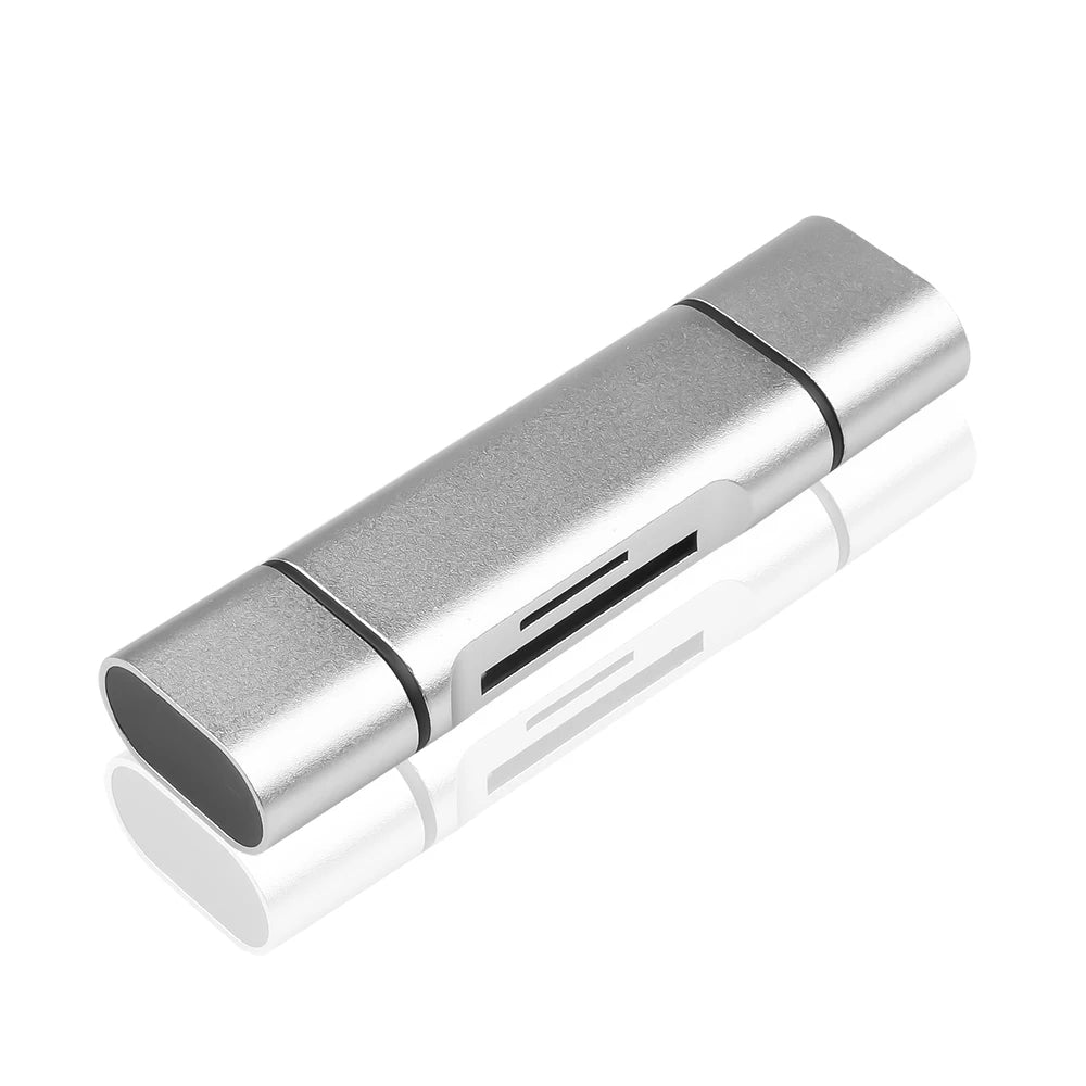 6 in 1 Card Reader USB3.0 to Type C Micro USB Universal OTG Adapter Multifunctional Adapter SD TF High-Speed Transmission