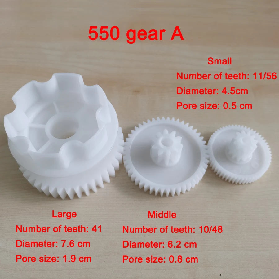 Children Electric Car Plastic Gear,550 Gearbox Gear for Electric Baby Cars,Kid'S Electric Vehicle Metal Gear for 390 Gearbox