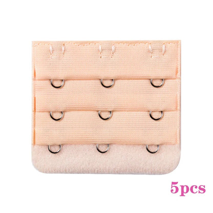 3/5Pcs Bra Extender Strap Extension 3 Hooks 2 Rows Women Intimates Lengthened Bra Hook Extenders Womens Accessoires 2/3/4Buckles