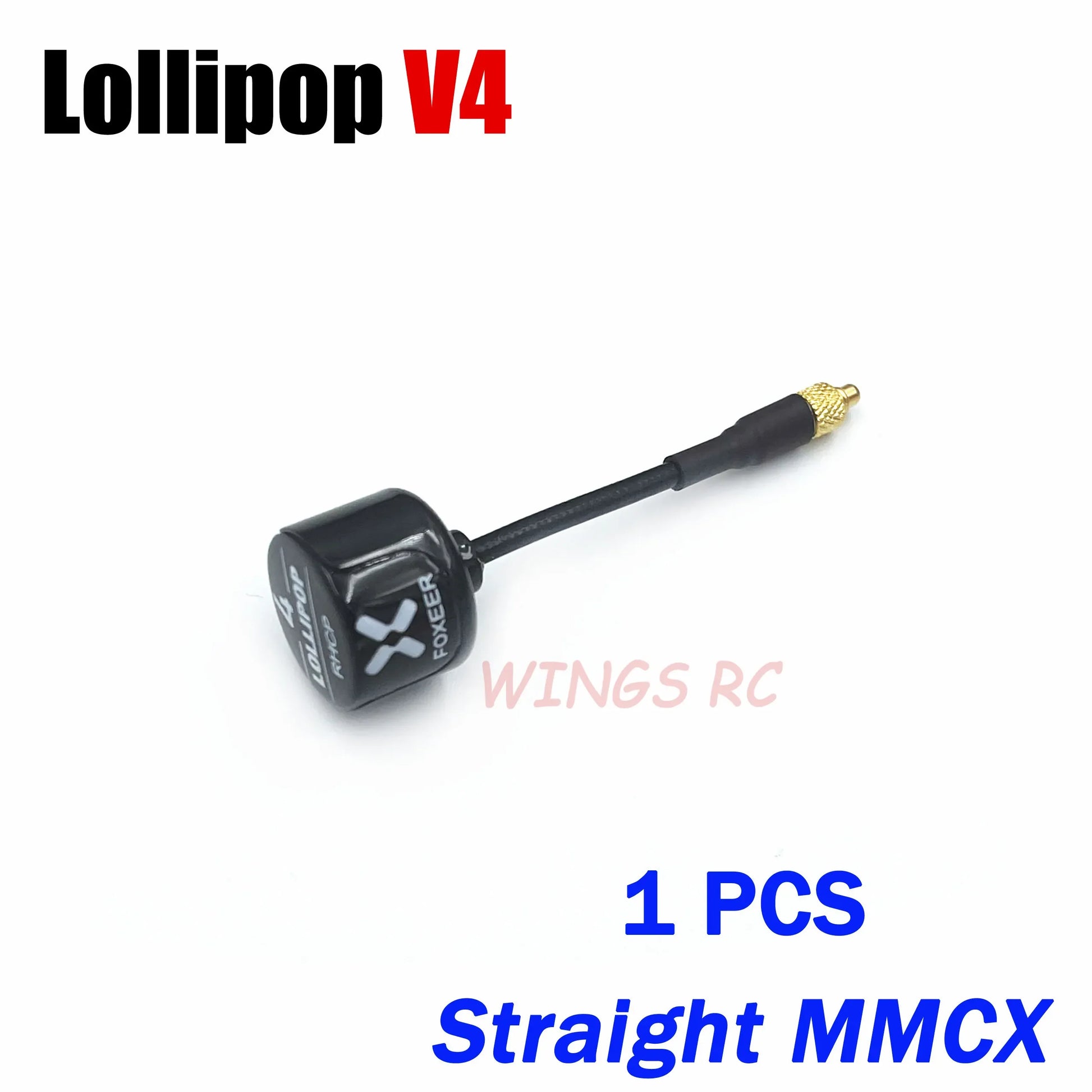 Antenna Lollipop 4 V4 FPV Antenna 5.8G 2.6Dbi Stubby RHCP SMA RPSMA UFL Straight/Angle MMCX 7.2G for FPV RC Racing Drone