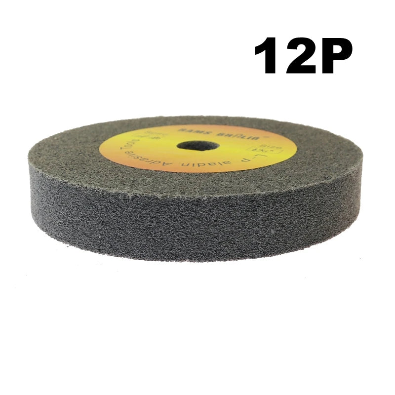 1 Piece 6X1In. Stainless Steel Polishing Buffing Wheel Bench Grinder Abrasive Grinding Wheel