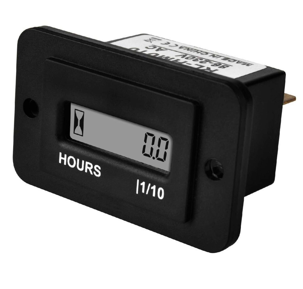 Digital LCD-Betriebsstundenzähler, 86 V bis 230 V Wechselstrom,(AC)