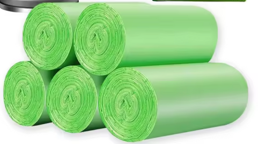 🌱 200 Stück Biologisch Abbaubare Müllsäcke – Größe (10 L & 15–20 L) – 1,2ml stärke