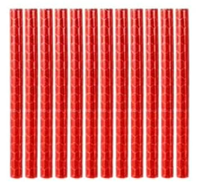 10x Fahrrad-Speichenreflektoren-Set, wasserdicht, 360° Sichtbarkeit