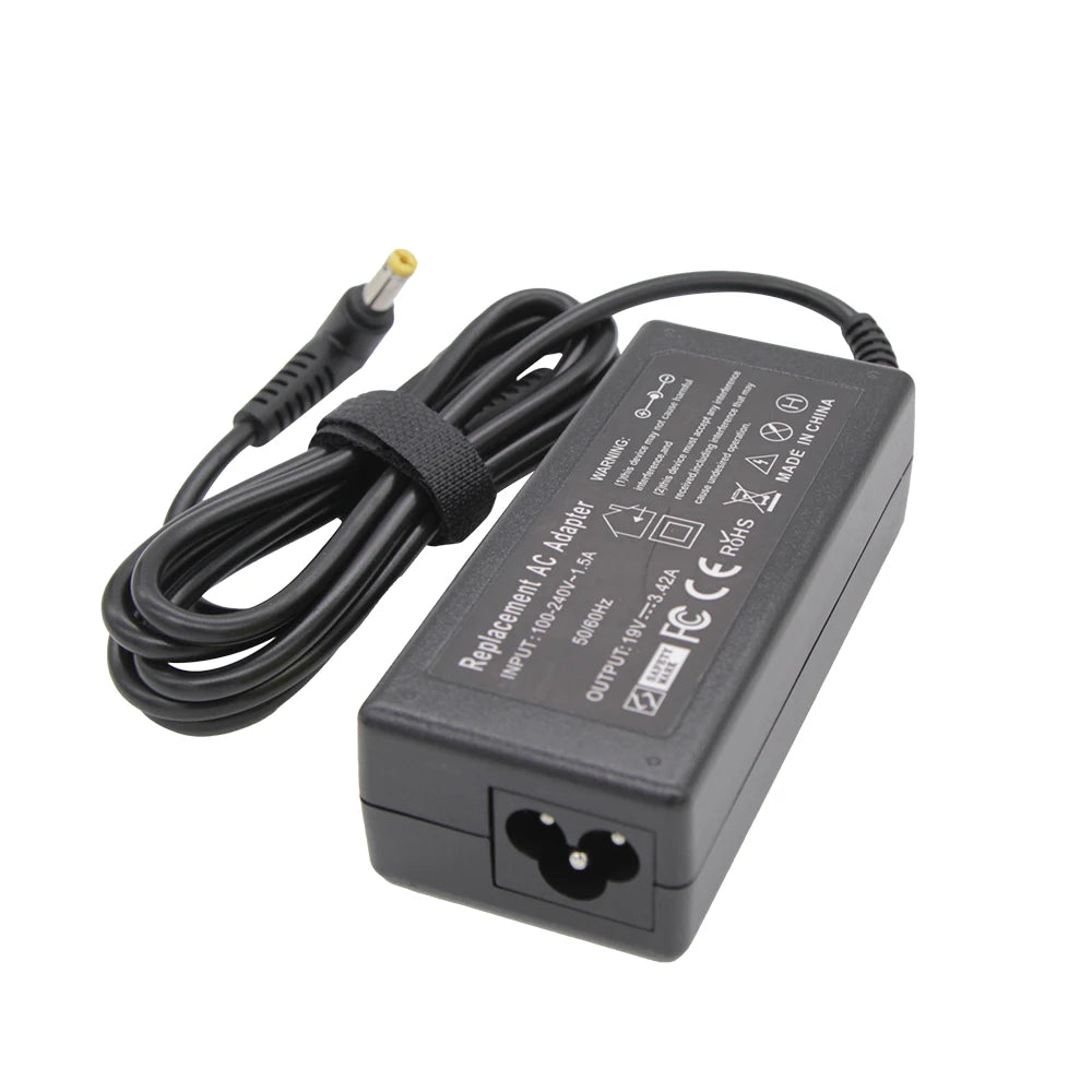 19V 3.42A 65W 5.5*1.7Mm AC Laptop Charger Adapter for  Aspire 5315 5630 5735 5920 5535 5738 6920 6530G 7739Z Power Supply
