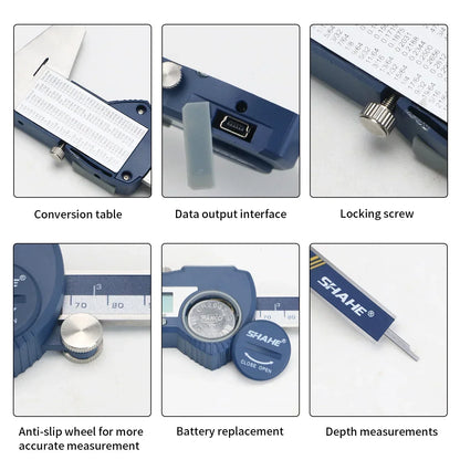 Hardened Stainless Steel 0-150 Mm Digital Caliper Messschieber Caliper Electronic Vernier Micrometro