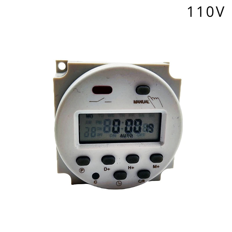 CN101A 12V/24V/110V/220V Single and Double Countdown Micro Cycle Time Control Switch Timer Controller Min Control 16A