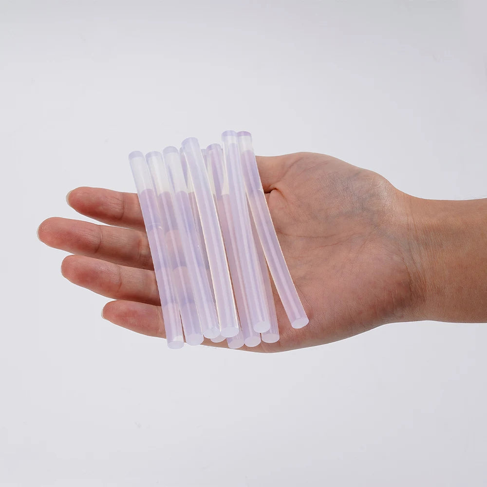 10Pcs 7Mmx100Mm Transparent Hot Melt Glue Sticks for Heat Pistol Gun Electric Glue Gun Craft Repair General Adhesive DIY Tool