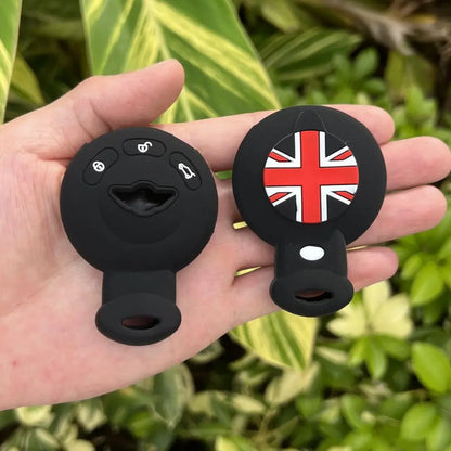 Silicone Car Key Case Cover Protector Set for Bmw Mini Cooper S Roadster R55 R56 R57 R58 R59 Remote Shell Holder Accessories