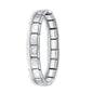 New Women'S Jewelry 9Mm Width Itanlian Elastic Charm Bracelet Fashion Stainless Steel Bangle ST-