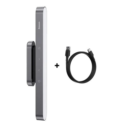 Night Light Hanging Magnetic LED Table Lamp Stepless Dimming Desk Lamp Rechargeable for Cabinet Bedroom Kitchen Light