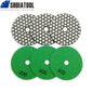 6Pcs/Pk Diamond Dry Polishing Pads Granite Marble Flexible Resin Sanding Discs 100Mm Ceramic Stone Polisher 4Inches