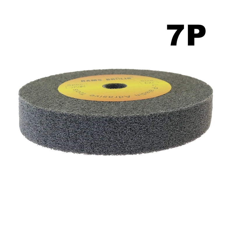 1 Piece 6X1In. Stainless Steel Polishing Buffing Wheel Bench Grinder Abrasive Grinding Wheel