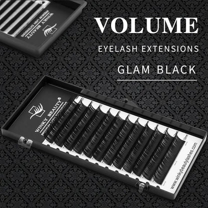 Individual Eyelash Extension B/C/CC/D/DD Faux Mink Cilias Soft Eye Lash Extension 3D Russian Volume Lashes Makeup