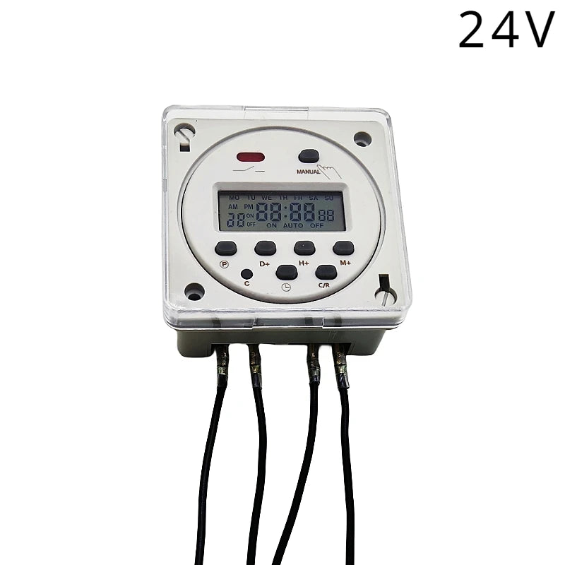 CN101A 12V/24V/110V/220V Single and Double Countdown Micro Cycle Time Control Switch Timer Controller Min Control 16A