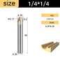 Core Box round Cove Nose Bit Tungsten Carbide CNC Woodworking Groove Tools Router Bits for Wood 1/2 1/4 Shank Milling Cutter
