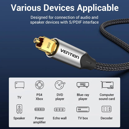 Digital Optical Audio Cable Toslink SPDIF Coaxial Cable 1M 2M for Amplifiers Blu-Ray Xbox 360 PS4 Soundbar Fiber Cable