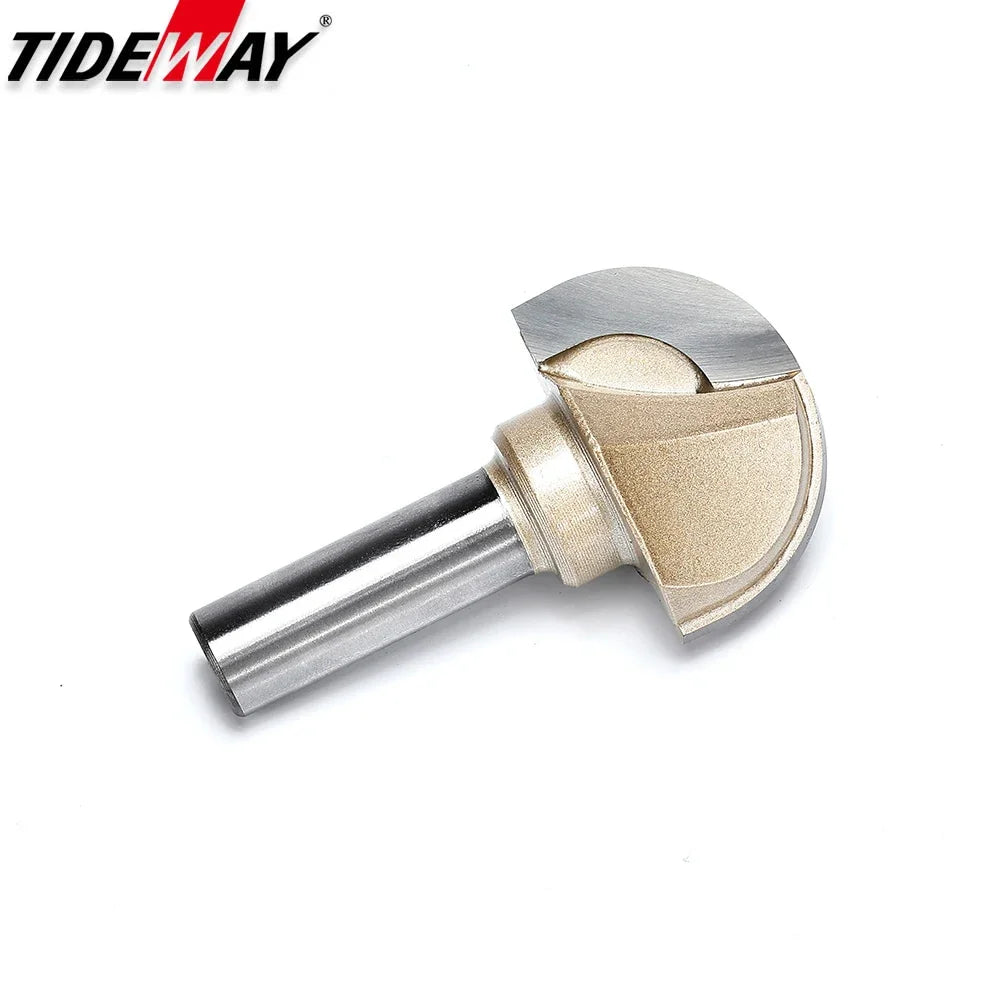 Core Box round Cove Nose Bit Tungsten Carbide CNC Woodworking Groove Tools Router Bits for Wood 1/2 1/4 Shank Milling Cutter