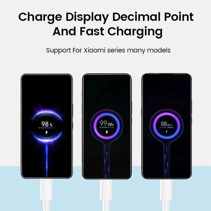 6A 67W Fast Charger Type-C Cable for Xiaomi 10 11 12 Lite 13T Redmi Note 11T 12T 13 Pro POCO F4 F5 X4 GT X5 X6 Quick Charge