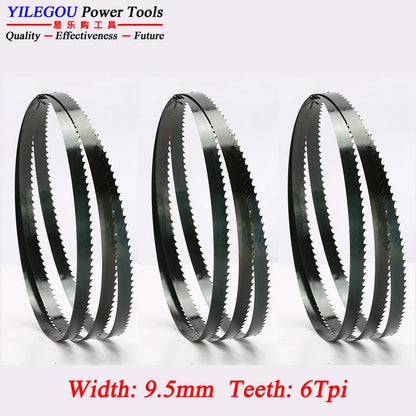 3Pcs 8" 9" 10" Band Saw Blades. 1400 1425 1570 1750Mm Woodworking Bandsaw Blade 6, 14Tpi Cutting Curve. 3 6.35 9.5Mm Saw Blades