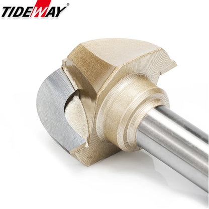 Core Box round Cove Nose Bit Tungsten Carbide CNC Woodworking Groove Tools Router Bits for Wood 1/2 1/4 Shank Milling Cutter