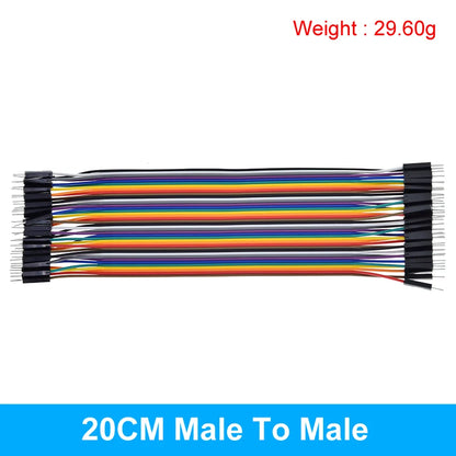 Dupont Line 10CM 20CM 30CM 40Pin Male to Male + Male to Female and Female to Female Jumper Wire Dupont Cable for Arduino