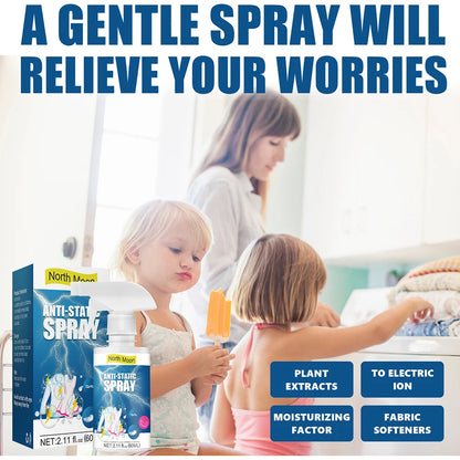 60 ML Wrinkle Release Spray Remove Static Clothing Spray Home Antistatic Spray Static Remover Sprays Clothes Supply