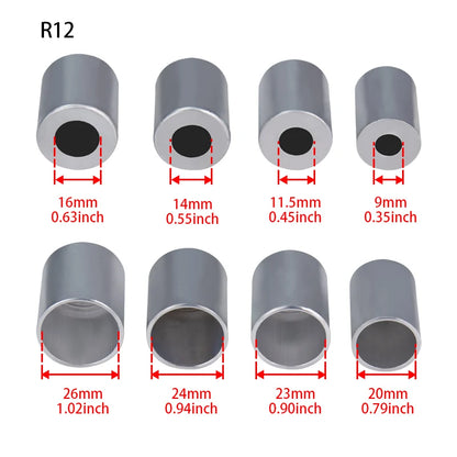 Aluminum Crimp Ferrule for Auto A/C Air Conditioning Standard / Reduced Barrier Refrigerant Hose 3/8'' 1/2'' 5/8'' 3/4''