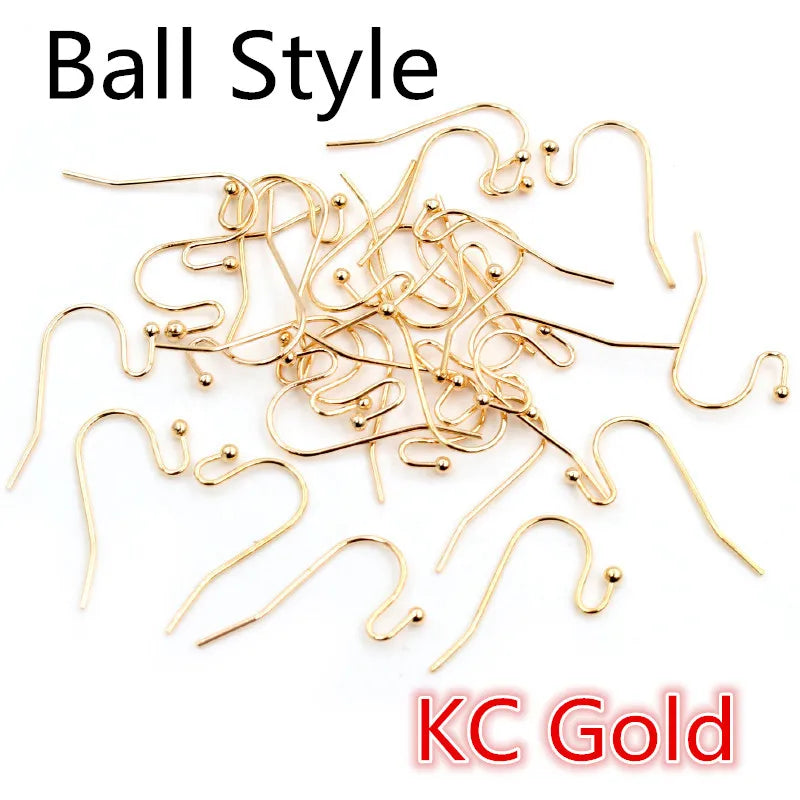 100Pcs/Lot 20X17Mm DIY Earring Findings Earrings Clasps Hooks Fittings DIY Jewelry Making Accessories Iron Hook Earwire Jewelry