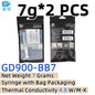 Net Weight 1/3/7/15/30 Grams Gray 900 Thermal Conductive Grease Paste Plaster Heat Sink Commpound for CPU LED SSY BAS BR BX CB