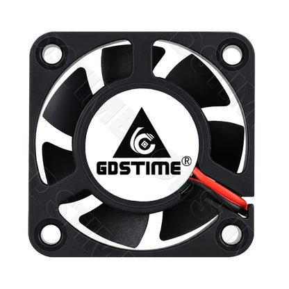 2Pcs  DC 24V 12V 5V 40Mm X 40Mm X 10Mm 2-Pin Ball Bearing Computer PC Case Cooling Fan 4010