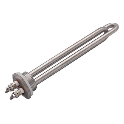DN25 Immersion Tubular Electric Heater 12V 24V 36V 48V 300W 600W 900W 1200W 1500W 304SS Solar DC 1 Inch Water Heating Element