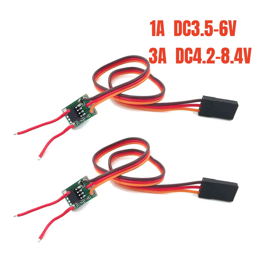 DC Brushed Motor Speed Controller Micro Motor Drive Module Mini DIY Bidirectional Forward Reverse Brushed ESC for Car Toys Motor