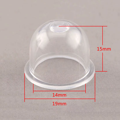 10Pcs 19Mm Carburetor Spare Parts Carb Primer Bulbs Cap Small Fuel Pump for Chainsaw Blower Trimmer Brushcutter OD*ID*H=19*14*15