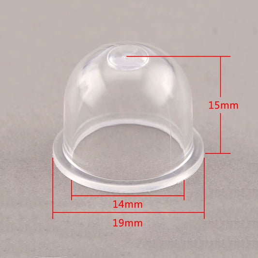 10Pcs 19Mm Carburetor Spare Parts Carb Primer Bulbs Cap Small Fuel Pump for Chainsaw Blower Trimmer Brushcutter OD*ID*H=19*14*15