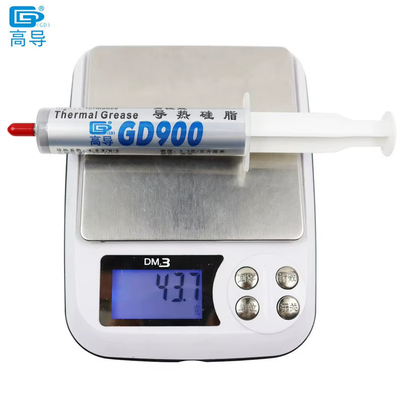 Net Weight 1/3/7/15/30 Grams Gray 900 Thermal Conductive Grease Paste Plaster Heat Sink Commpound for CPU LED SSY BAS BR BX CB