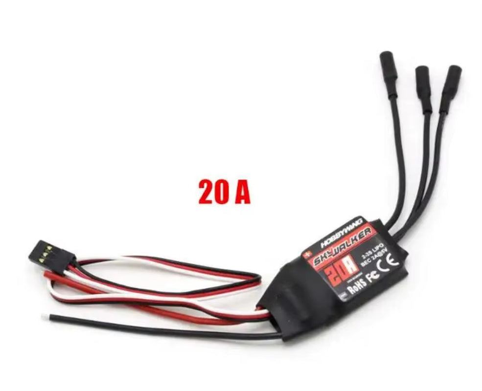 Hobbywing Skywalker 40A 50A 60A 80A 15A 20A 30A 100A 120A V2 ESC Speed Controller with UBEC for RC Airplanes Helicopter
