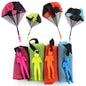 5Set Kids Hand Throwing Parachute Toy for Children'S Educational Parachute with Figure Soldier Outdoor Fun Sports Play Game