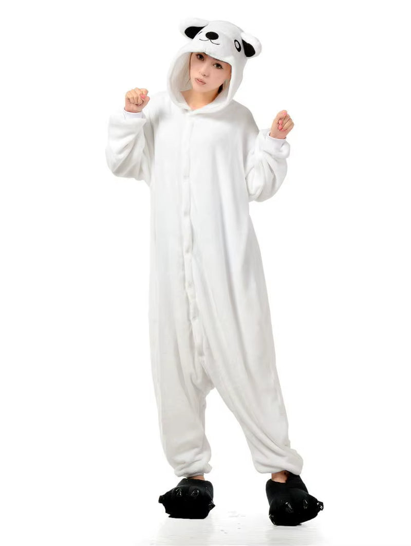 Blue Stitch Kigurumi Animal Adults Cat Bear Shark Onesies Pajama Raccoon Costumes Dragon Jumpsuit Christmas